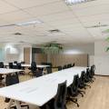 Office - Income @ Raffles | Product Seen: [Riku Midback Office Chair, Apex Workstation – Double sided, SkyForest Planter & Dolt 4-tier Melamine Locker]